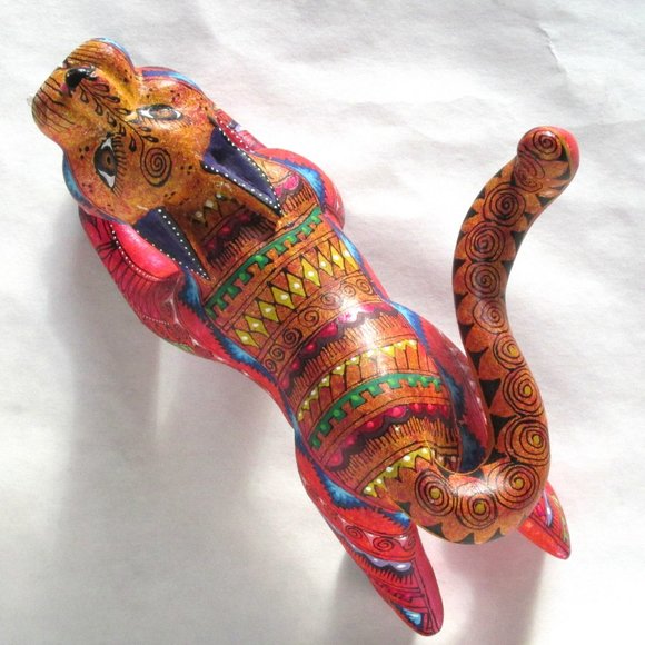 Puma Alebrije Wood Carving - Picture 3 of 16